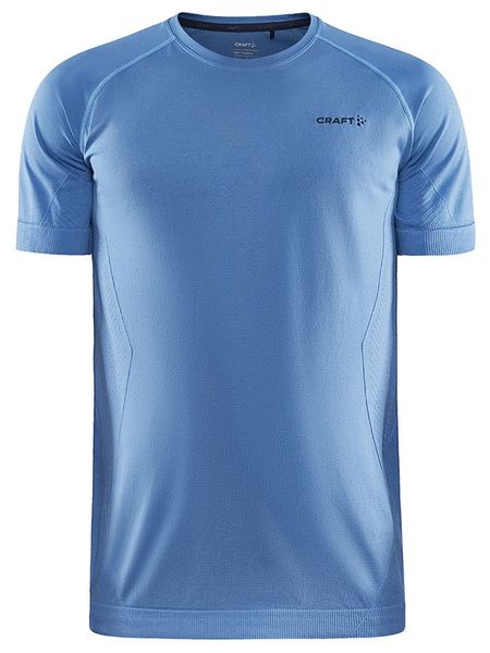 Craft Koszulka sportowa "Core Dry Active" w kolorze niebieskim rozmiar: XL. Niebieskie t-shirty sportowe Craft, bez wzorów, bez ramiączek, outdoorowe. Za 90.95 zł.