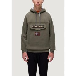 Bluza Mężczyzna NAPAPIJRI BURGEE WINT 4. Zielone bluzy Napapijri, m, bez wzorów, bez kaptura. W wyprzedaży za 388.65 zł.