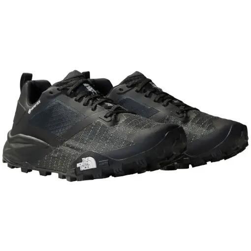 Buty turystyczne męskie The North Face M Offtrail TR Gore-Tex. Czarne buty turystyczne The North Face, na zimę, bez wzorów, z gore-texu, bez zapięcia, trekkingowe, gore-tex. Za 661.00 zł.