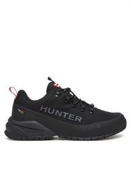 Hunter Sneakersy H8-221 Czarny. Czarne buty sportowe casual Hunter, bez wzorów, z materiału, bez zapięcia. Za 399.99 zł.