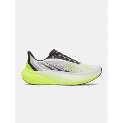 Buty Męskie Under Armour UA Velociti Distance. Białe buty do biegania Under Armour, bez wzorów, bez zapięcia, do biegania. Za 549.99 zł.