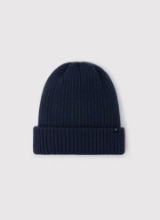 PAKO LORENTE – Czapka męska w kolorze granatowym z wełną merino. Czapki zimowe Pako Lorente, bez wzorów, z nylonu. Za 69.99 zł.