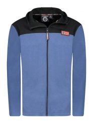 Geographical Norway Kurtka polarowa "Uniclerc" w kolorze niebieskim rozmiar: 3XL. Niebieskie kurtki Geographical Norway, xl, bez wzorów, z polaru, bez kaptura. Za 87.81 zł.