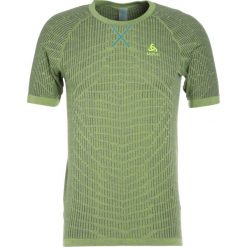 ODLO CREW NECK BLACKCOMBO Tshirt basic odlo concrete grey/acid lime. T-shirty marki ODLO, z materiału. Za 209.00 zł.