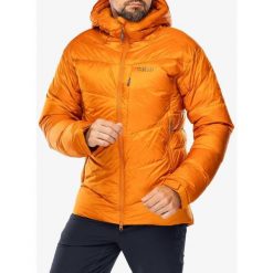 Kurtka puchowa męska Rab Positron Pro Jacket. Brązowe kurtki RAB, l, bez wzorów, z puchu, bez kaptura. Za 1,416.99 zł.