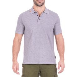 Koszulka polo w kolorze szarym. Koszulki polo marki Jeep, polo, z krótkim rękawem. W wyprzedaży za 69.95 zł.