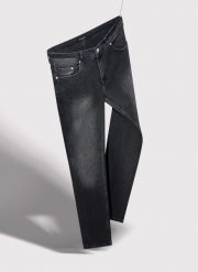 PAKO LORENTE – Szare jeansowe spodnie męskie. Szare spodnie materiałowe Pako Lorente, na co dzień, m, bez wzorów, z bawełny, casualowe, długie. Za 129.99 zł.