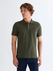 MESKA KOSZULKA WRANGLER POLO SHIRT DEEP DEPTHS 112378000. Koszulki polo Wrangler, m, bez wzorów, bez kołnierzyka, bez ramiączek. Za 99.99 zł.