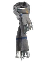 FYNCH-HATTON Szal w kolorze niebiesko-szarym rozmiar: onesize. Szare szaliki Fynch-Hatton, bez wzorów, z materiału. Za 108.99 zł.