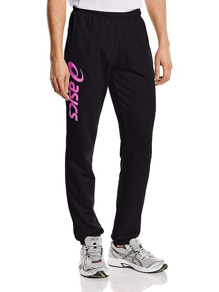 Asics Spodnie sportowe w kolorze czarnym rozmiar: S. Czarne spodnie treningowe długie ASICS, s, bez wzorów, z bawełny. Za 111.45 zł.