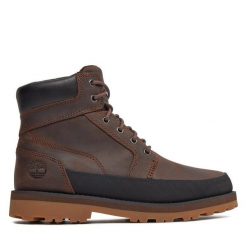 Trapery Timberland. Brązowe trapery Timberland, bez zapięcia. Za 579.99 zł.