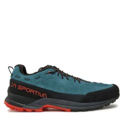 Trekkingi La Sportiva. Niebieskie buty trekkingowe La Sportiva, bez wzorów, bez zapięcia. Za 949.99 zł.
