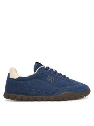 Tommy Jeans Sneakersy Tommy Jeans Low Suede Runner EM0EM01800 Granatowy. Niebieskie buty sportowe casual Tommy Jeans, bez wzorów, z jeansu, bez zapięcia. Za 449.99 zł.