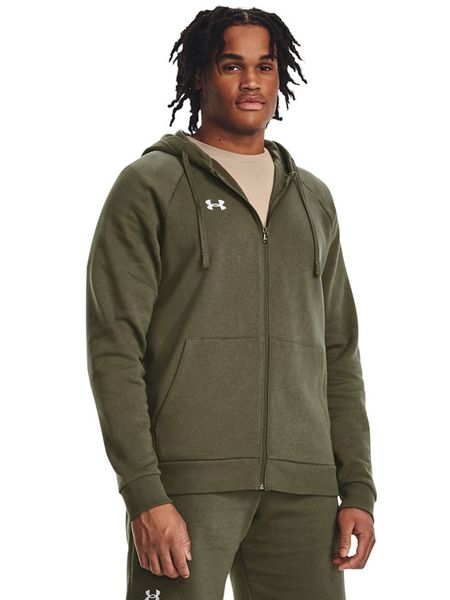 Under Armour Bluza "Rival" w kolorze khaki rozmiar: XXL. Brązowe bluzy Under Armour, xxl, bez wzorów, bez kaptura. Za 174.43 zł.