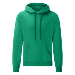 Męska Klasyczna Bluza Z Kapturem. Zielone bluzy Fruit of the Loom, l, bez wzorów, z kapturem. Za 80.99 zł.
