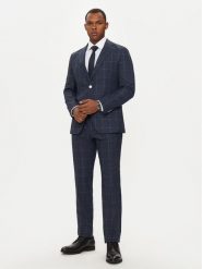 Boss Garnitur C-Huge 50521650 Granatowy Slim Fit. Niebieskie garnitury Boss, m, bez wzorów, z wełny. Za 2,669.00 zł.