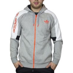 Adidas Bluza męska Dm Fleece Fz szara r. XS (F91485). Bluzy bez kaptura marki Adidas. Za 86.99 zł.