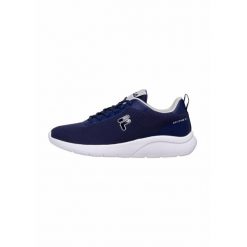Sneakersy Fila Spitfire. Niebieskie buty sportowe casual Fila, bez wzorów, z materiału, bez zapięcia. Za 179.00 zł.