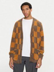 Vans Kardigan Canfield VN000HE0 Brązowy Loose Fit. Brązowe swetry rozpinane Vans, m, bez wzorów, z syntetyku, bez kołnierzyka, bez ramiączek. Za 469.99 zł.