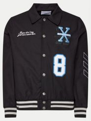 Richmond X Kurtka bomber Bentaz UMP24099GB Czarny Regular Fit. Czarne kurtki RICHMOND X, m, bez wzorów, z syntetyku, bez kaptura. Za 489.99 zł.