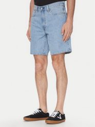 Levi's® Szorty jeansowe 468™ A8461-0015 Niebieski Loose Fit. Niebieskie szorty m, bez wzorów, z bawełny. Za 219.99 zł.