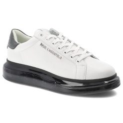 Białe Sneakersy Karl Lagerfeld Męskie Buty Sportowe Premium. Białe buty sportowe casual KARL LAGERFELD, bez wzorów, ze skóry, bez zapięcia. Za 999.00 zł.