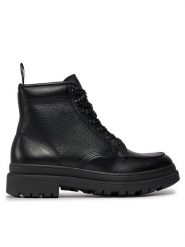 Polo Ralph Lauren Kozaki 812913536001 Czarny. Czarne kozaki Polo Ralph Lauren, bez wzorów, ze skóry, bez obcasa, bez zapięcia. Za 2,329.00 zł.