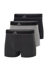 Bokserki Active Micro Flex Eco 3 pak. Czarne bokserki Adidas, m, bez wzorów, z materiału. Za 161.35 zł.