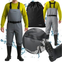 Wodery Wędkarskie Spodniobuty na Ryby 44. Brązowe bielizna termoaktywna TRIZAND, l, bez wzorów, z gumy, bez ramiączek, trekkingowe. Za 119.90 zł.