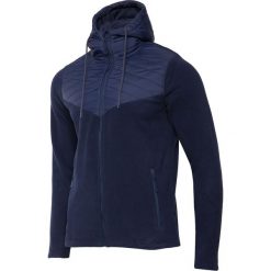 Polar męski PLM002 - ciemny granatowy. Niebieskie bluzy z polaru marki 4F, z materiału. W wyprzedaży za 169.99 zł.