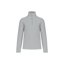 Polar z kołnierzem na zamek błyskawiczny Kariban Enzo. Szare bluzy z polaru KARIBAN, na zimę, m, bez wzorów, z polaru, bez kaptura. Za 146.50 zł.