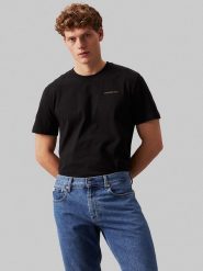 CALVIN KLEIN JEANS Koszulka w kolorze czarnym rozmiar: M. Czarne bezrękawniki Calvin Klein Jeans, m, bez wzorów, z bawełny, bez kołnierzyka, bez ramiączek. Za 123.82 zł.