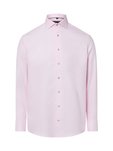 Finshley & Harding koszula non-iron Mężczyźni Modern Fit Bawełna różowy|wielokolorowy, 41. Czerwone koszule Finshley & Harding, m, bez wzorów, z bawełny, bez kołnierzyka, bez ramiączek. Za 229.95 zł.