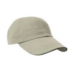 Bawełniana Czapka Z Daszkiem Drill Heavy. Brązowe czapki z daszkiem RESULT HEADWEAR, bez wzorów, z bawełny. Za 38.99 zł.