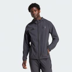 Kurtka Arsenal Tiro 25 Competition Vis Tech Travel. Szare kurtki Adidas, s, bez wzorów, z materiału, bez kaptura. Za 419.00 zł.