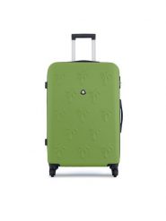 Semi Line Walizka duża T5703-3 Zielony. Zielone walizki Semi-line, bez wzorów, z tworzywa sztucznego, duże. Za 269.99 zł.