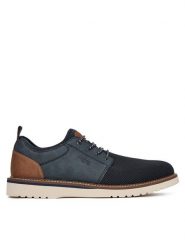 Rieker Sneakersy 04550-14 Granatowy. Niebieskie buty sportowe casual Rieker, bez wzorów, ze skóry, bez zapięcia. Za 379.99 zł.