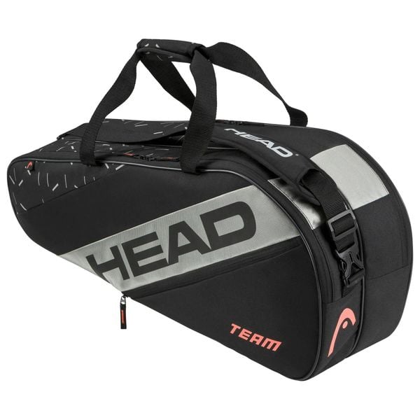 Torba tenisowa HEAD Team S. Czarne torby na ramię Head, bez wzorów, z materiału, na ramię, bez dodatków. Za 252.00 zł.