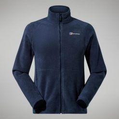 Kurtka męska polarowa Berghaus Prism PT InterActive Jacket. Niebieskie kurtki Berghaus, m, bez wzorów, z polaru, bez kaptura. Za 266.99 zł.