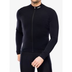 Bluza kolarska męska POC Ambient Thermal Jersey. Czarne bluzy POC, m, bez wzorów, z jersey, bez kaptura. Za 576.99 zł.