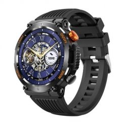 Smartwatch Colmi V68 (czarny). Czarne, cyfrowe smartbandy Colmi, z aplikacjami, ze skóry. Za 140.99 zł.