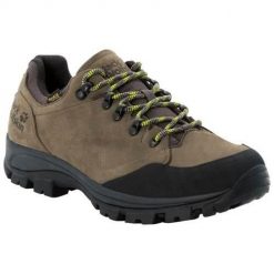 Buty trekkingowe męskie Jack Wolfskin Rebellion Texapore Low. Brązowe buty trekkingowe Jack Wolfskin, bez wzorów, z materiału, bez zapięcia, trekkingowe. Za 818.00 zł.
