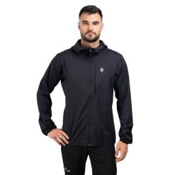 Kurtka softshell męska Black Diamond Alpine Start Hoody. Czarne kurtki Black Diamond, m, bez wzorów, z softshellu, bez kaptura. Za 609.88 zł.