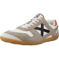 Buty MUNICH GOAL 1637 Brązowy. Brązowe buty turystyczne munich, bez wzorów, ze skóry, bez zapięcia, na fitness i siłownię. Za 418.99 zł.
