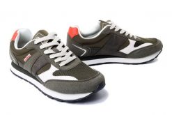 INBLU IU-05 022 ciemnozielony, półbuty sportowe męskie. Zielone eleganckie półbuty Inblu, bez wzorów, bez obcasa, bez zapięcia. Za 131.92 zł.