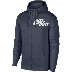 Nike Bluza Męska M Nsw Hoodie Fz Jdi Thunder Blue White M. Bluzy bez kaptura marki Nike. W wyprzedaży za 209.00 zł.