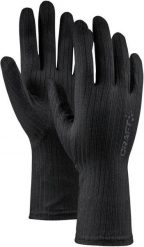 Rękawiczki pod rowerowe Craft Core Dry Liner. Czarne rękawiczki Craft, na zimę, bez wzorów, z poliesteru. Za 149.50 zł.