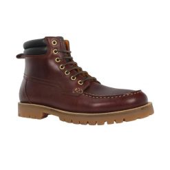 Trapery męskie LUMBERJACK NEWTON. Brązowe trapery Lumberjack, bez zapięcia. Za 419.99 zł.