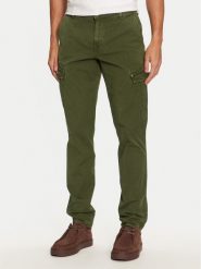 Mustang Spodnie materiałowe Daytona 1015776 Zielony Slim Fit. Zielone spodnie materiałowe Mustang, m, bez wzorów, z bawełny. Za 189.99 zł.
