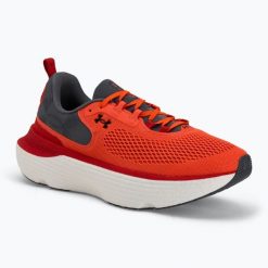 Buty do biegania męskie Under Armour Infinite Elite 2 ares. Czerwone buty do biegania Under Armour, bez wzorów, bez zapięcia, do biegania. Za 499.99 zł.